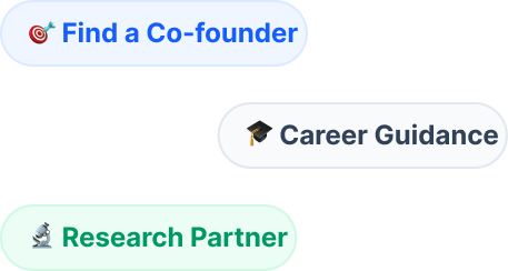 Swipe-based co-founder matching