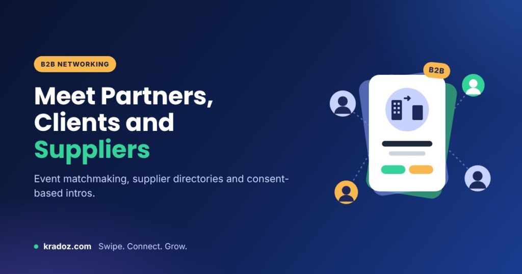 B2B networking app guide: meet partners, clients and suppliers